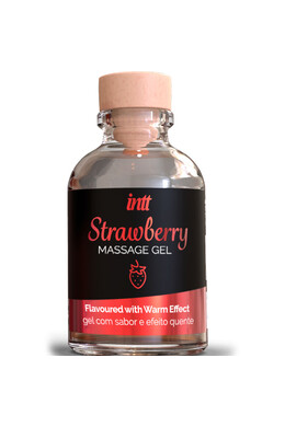 Gel Massaggio alla Fragola INTT - Effetto Calore per Intimità Sensuale
