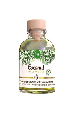 Gel Massaggiante Vegan Cocco INTT - Effetto Calore per Intimità