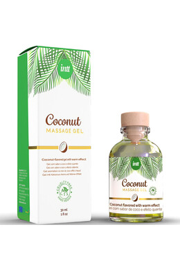 Vegan Coconut Massage Gel by INTT - Warming Effect for Intimacy