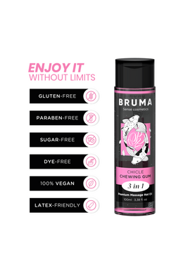 BRUMA Premium Heat Effect Massage Oil - Sensual and Versatile