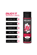 BRUMA Olio Massaggio Premium Effetto Calore alla Fragola | Benessere e Intimità