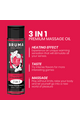 BRUMA Premium Heat Effect Strawberry Massage Oil | Wellness and Intimacy