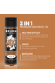 BRUMA Olio da Massaggio Premium Effetto Calore - Sapore Torta Americana | Benessere e Intimità