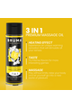 BRUMA Premium Heat Effect Massage Oil - Piña Colada Flavor for Sensual Experience
