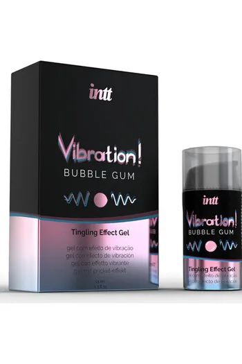 INTT Vibration Bubble Gum - Vibrating Stimulating Gel with Bubble Gum Flavor
