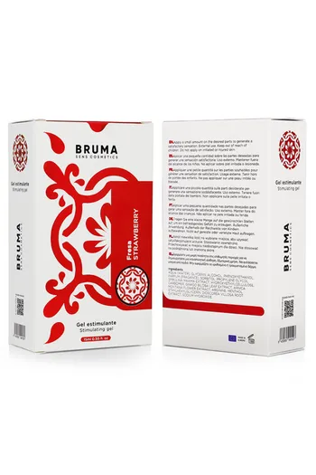 Strawberry-flavored stimulating gel for intimacy