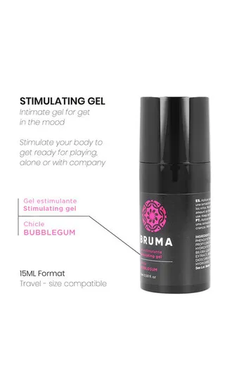 Gel stimolante gusto gomma da masticare per intimità