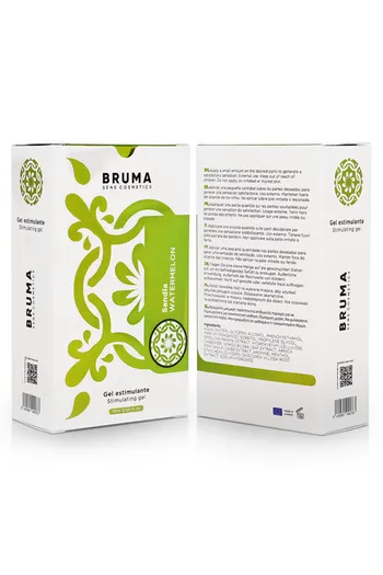 Watermelon flavored stimulating gel for intimacy