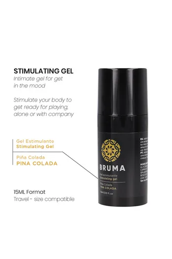 Gel stimolante gusto Piña Colada per intimità