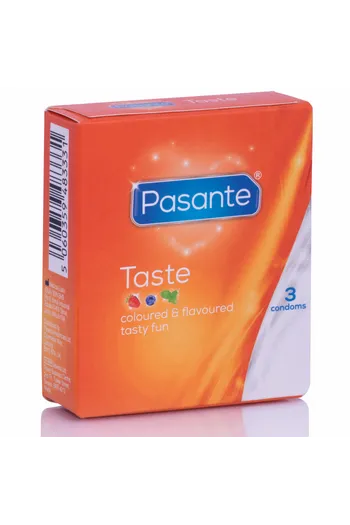 Condomi aromatizzati Pasante Taste per un'intimità gustosa