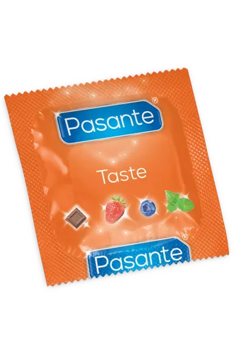 Flavored Pasante Taste condoms for tasty intimacy