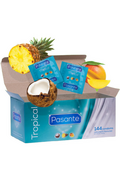Condom Pasante Tropical: 144 pezzi, 3 gusti esotici