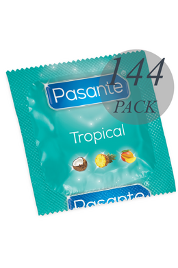 Pasante Tropical Condoms: 144 pieces, 3 exotic flavors