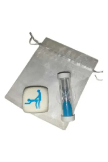 Kamasutra Dice with Sand Timer - Erotic Game