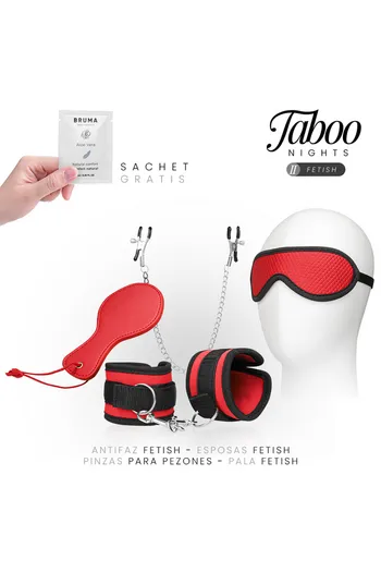 TABOO NIGHTS 2: FETISH - Light BDSM Kit for Exploring Intense Sensations