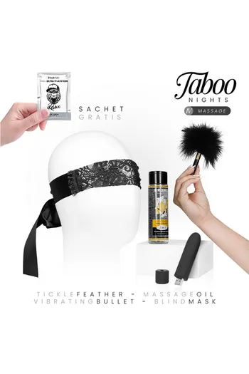 TABOO NIGHTS 4: MASSAGE - Sensual Massage Kit for Couples Relaxation