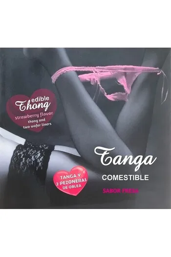 HOTFLOWERS - PERIZOMA IN WAFER E 2 COPRICETTE PER RAGAZZA GUSTO FRAGOLA /es/pt/en/fr/it/