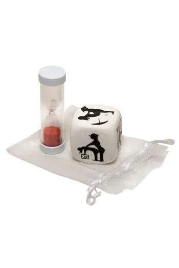 Position Dice with Hourglass - Erotic Game for Couples | Diablo Picante