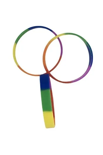 PRIDE - Silicone Wristband with LGBT Flag | Celebrate Pride and Equality