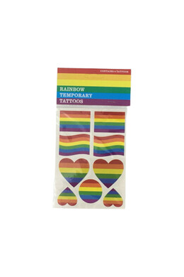 LGBT Flag Temporary Tattoos - Rainbow Pride