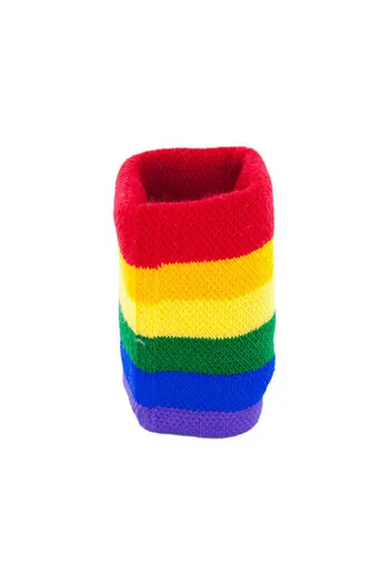 Pride Bracelet with Rainbow LGBT Flag