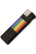 PRIDE - LIGHTER BLACK WITH LGBT FLAG