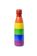 PRIDE - SCALDABAGNO METALLICO CON BANDIERA LGBT