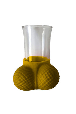 Golden Shot Glass with Spicy Style