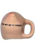 Female Bust Shot Glass with Magnet - Bold Gift for Best Friends