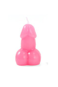 Penis-Shaped Fuchsia Candle - Humorous Gift and Party Decoration