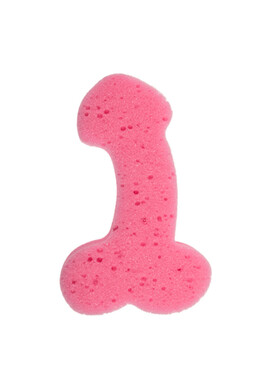 Spugna da Bagno a Forma di Pene Rosa - Divertimento in Doccia