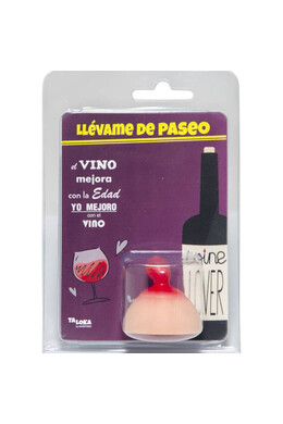 Breast-shaped wine bottle stopper