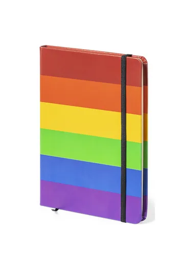 PRIDE - TACCUINO CON BANDIERA LGBT 15 x 21 cm