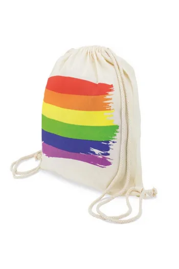 PRIDE - ZAINO CON BANDIERA LGBT IN COTONE