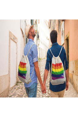PRIDE - COTTON LGBT FLAG BACKPACK