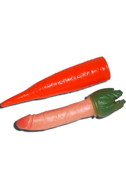 Surprise Carrot with Penis for Bachelor Parties and Events - Original Adult Toys