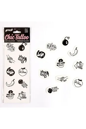 Chic Tattoo: Tatuaggi Temporanei Senza Rimpianti - Collezione Spicy