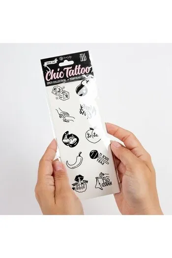 Chic Tattoo: Tatuaggi Temporanei Senza Rimpianti - Collezione Spicy