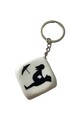 Passion Dice - White Dice Keychain for Adventurous Couples