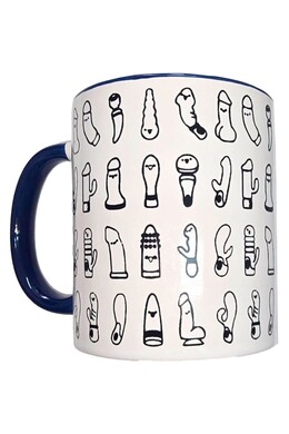 Vibrator Mug 370 ml - Erotic and Humorous Design | Diverty Sex