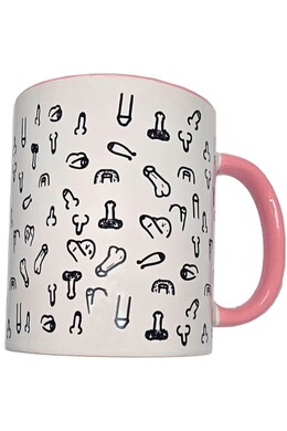 Penis Drawing Mug 370 ml - Funny and Spicy Gift | DIVERTY SEX