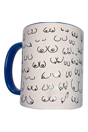 Tazza con Disegni di Tette 370ml - Divertimento Erotico da DIVERTY SEX