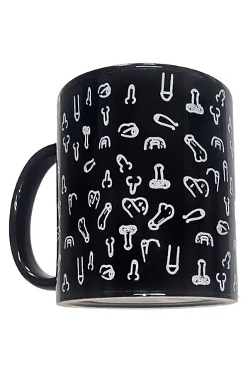 Penis Drawing Mug 370ml - Funny and Spicy Gift | Diverty Sex