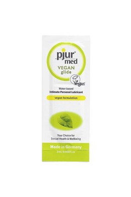 Pjur Vegan Water-Based Lubricant - Long-Lasting Hydration & Safe Formula