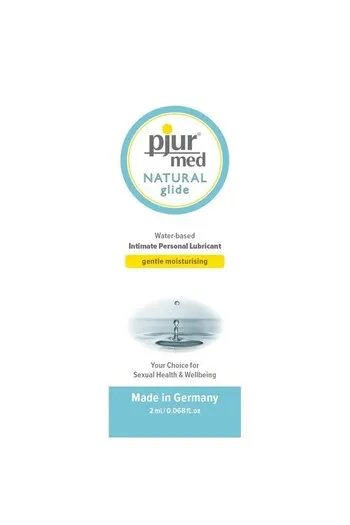 Pjur® med NATURAL Glide - Lubrificante Naturale per Pelli Secche | Idratazione Prolungata