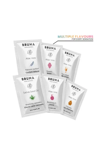 Gel Lubrificante BRUMA con Aloe Vera 6ml - Intimità Sensuale e Confortevole