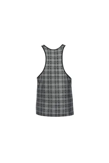 Microfiber Checkered Tank Top - Sexy Style and Ultimate Comfort