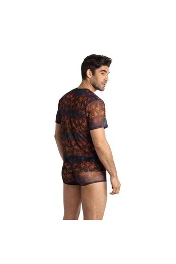 CHILLTul - T-shirt nera morbida con stampa colorata | ANAIS FOR MEN