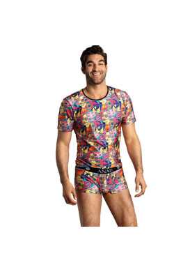 COMICS - Sexy Comic Print T-Shirt | Anais Apparel