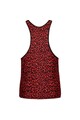 TRIBALSuave Red Microfiber with Expressive Animal Print - Anais Apparel